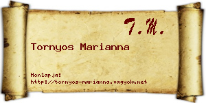 Tornyos Marianna névjegykártya